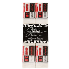 Erasers - 6 Pack