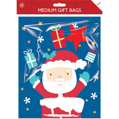 Christmas Medium Cute Gift Bags - Assorted
