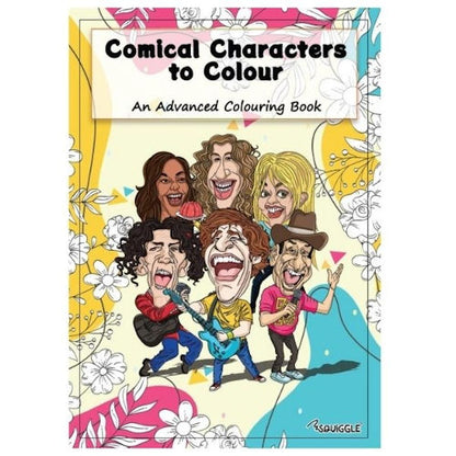 Comical Characters Advanced Colouring Book