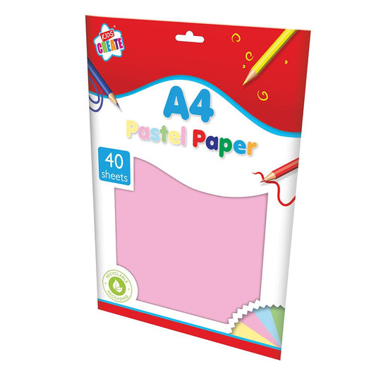A4 Pastel Paper - 40 Sheets