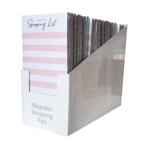 Magnetic Shopping Pad Assorted Designs - Refrigerator Notepad for Grocery Lists and Reminders