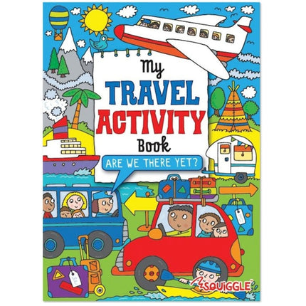 A4 Around The World Travel Colouring & Activity Book - Assorted