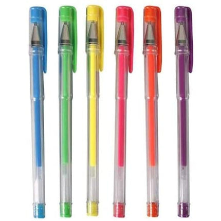 Neon Gel Pens - 6 Pack