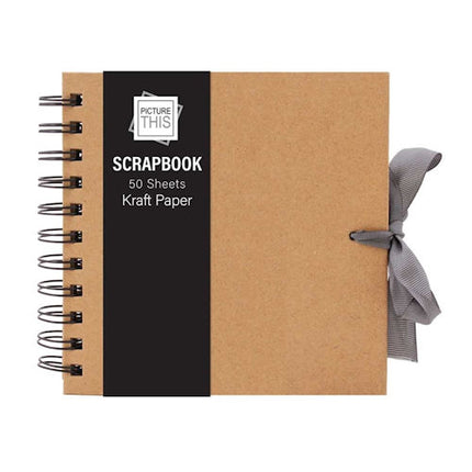 Small Kraft Scrap Book - 50 Sheets