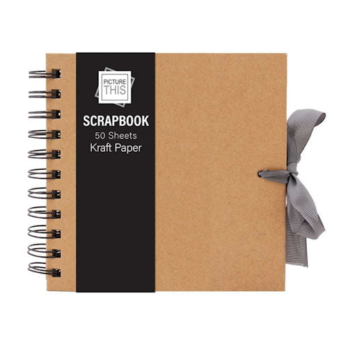 Small Kraft Scrap Book - 50 Sheets