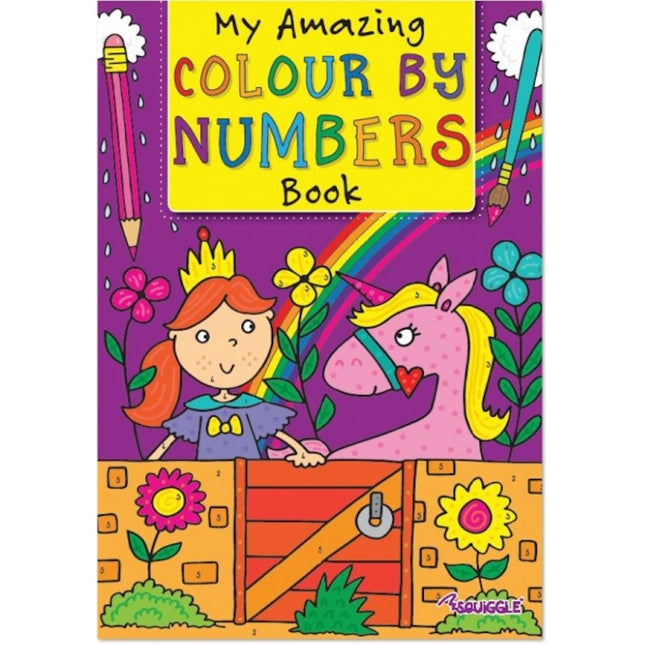 A4 Colour By Numbers Book - Assorted