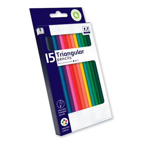 Triangle Colouring Pencils - 15 Pack