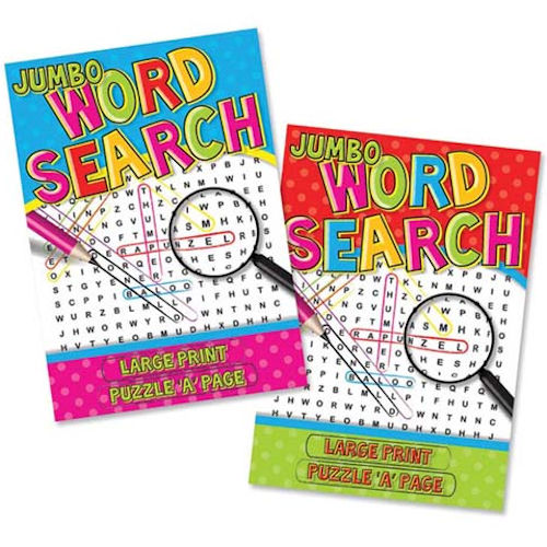 Super Jumbo Word Search Book - Assorted