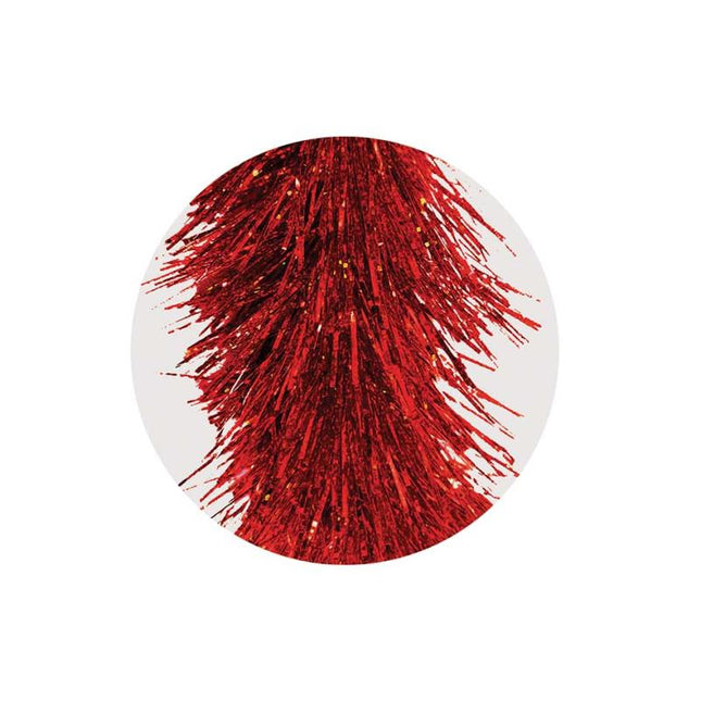 Luxury Tinsel Holographic - Red 2m