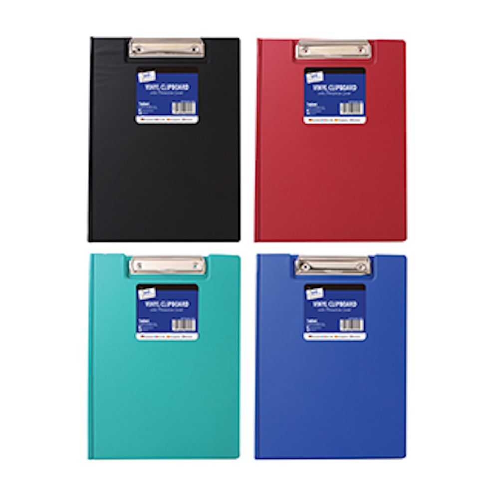 Vinyl Clipboard & Cover Hardback - Assorted Durable Office School Supplies Document Holder