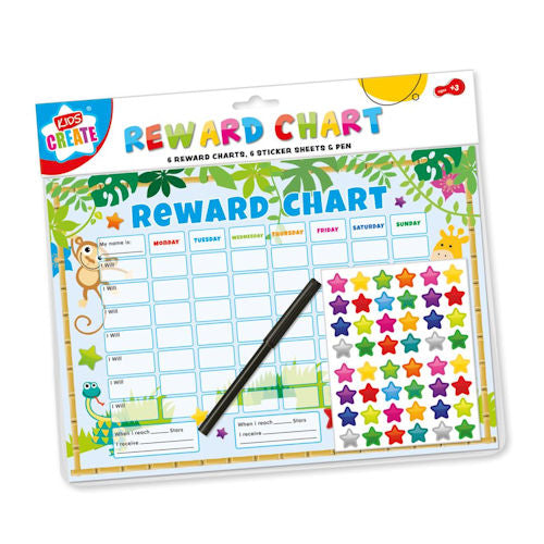 Reward Charts & Stickers - 6 Pack