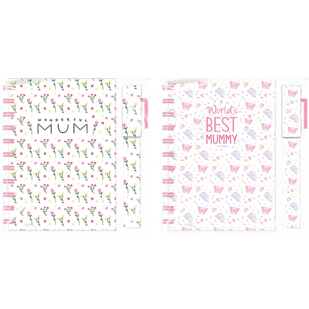 A5 Mother's Day Notebook & Pen Set - Assorted