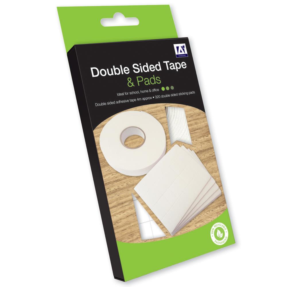 Double Sided Tape & Pads - Multipurpose Adhesive Solution Crafts DIY Projects