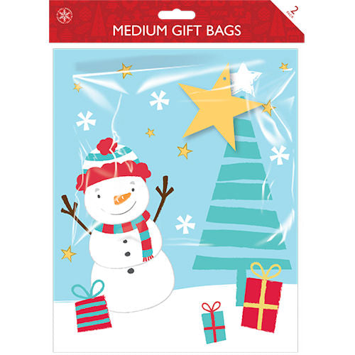 Christmas Medium Cute Gift Bags - Assorted