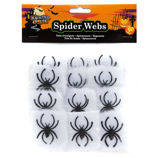 Spider & Webs 12 Pack