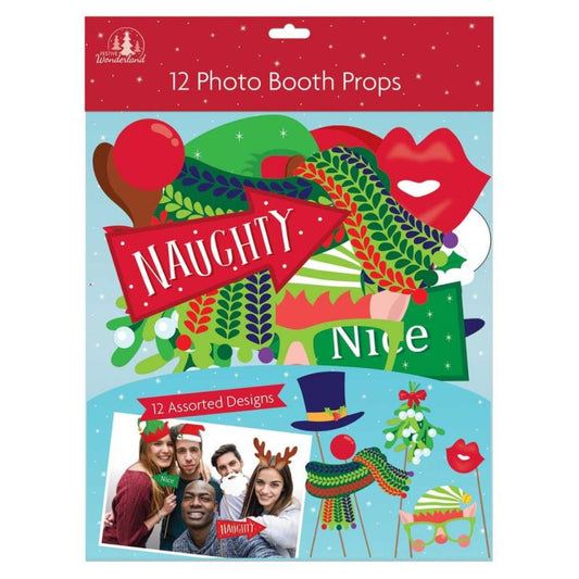 Large Christmas Photo Booth Props