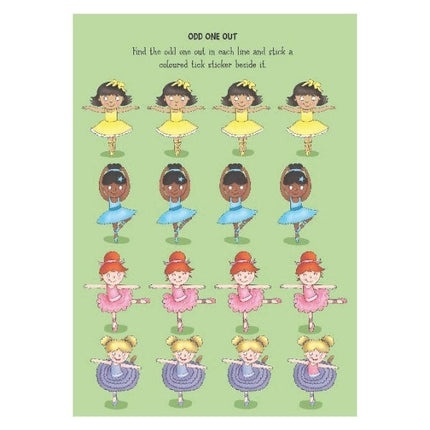 A4 Mermaid Ballerina Sticker Activity Book - Assorted