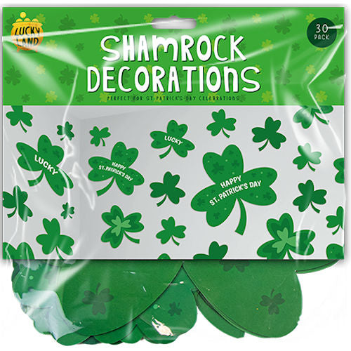 St Patrick's Day Shamrock Decorations