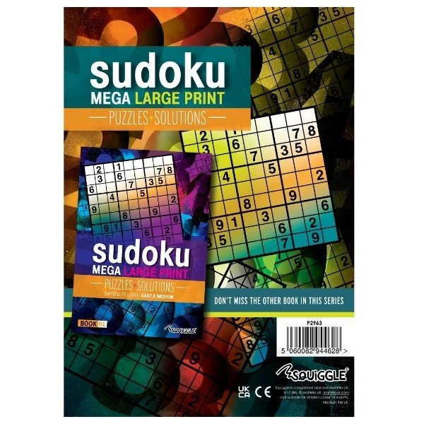 Mega Large Print Modern Sudoku Book Tricky & Hard