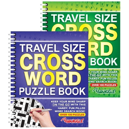 Travel Size Crossword Book - Assorted