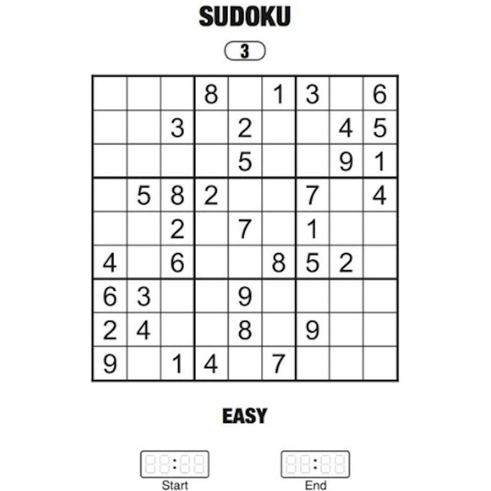 Travel Size Sudoku Book - Assorted