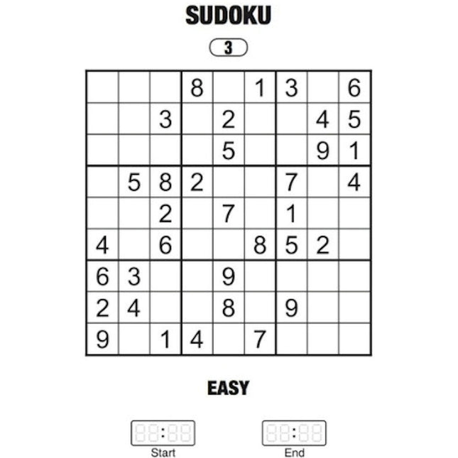 Travel Size Sudoku Book - Assorted