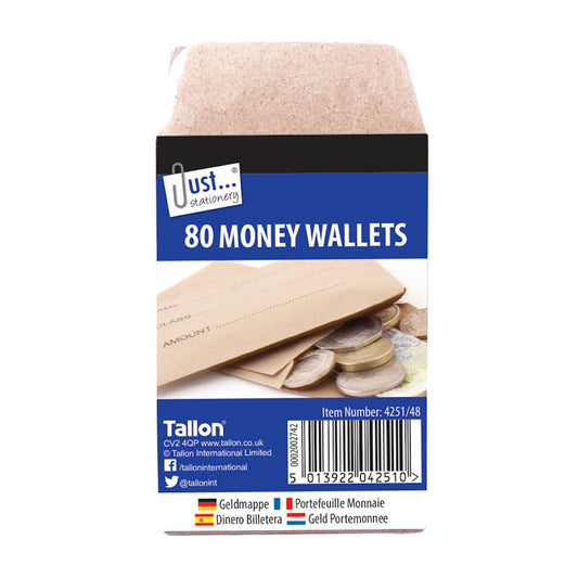 Money Wallets - 80 Pack