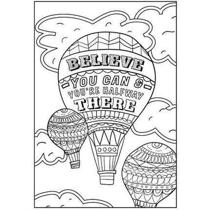 A4 Tranquil Advanced Colouring Book