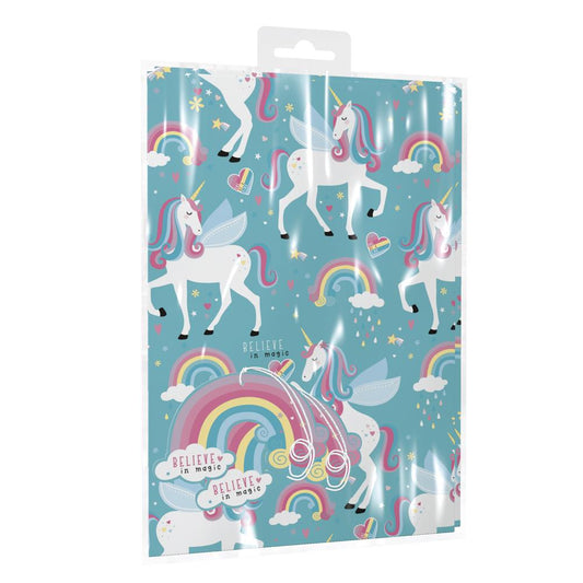 Unicorn Giftwrap Sheets - 2 Sheets