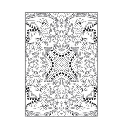 A4 Patterns Floral Designs Colouring Book - Assorted