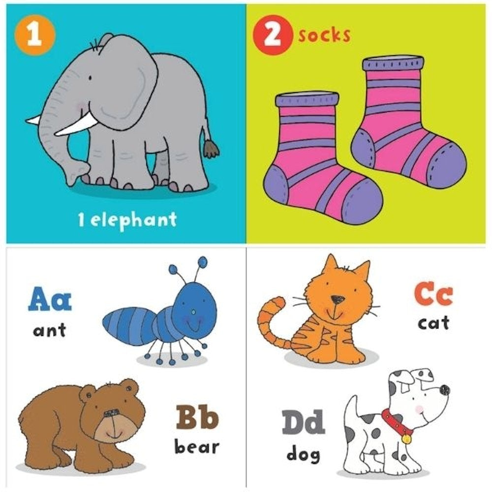 Early Learners Board Book - Assorted Sturdy Design Engaging Illustrations Educational Content Early Learning Essentials
