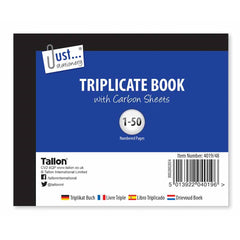 Half Sized Triplicate Book - 50 Sheets