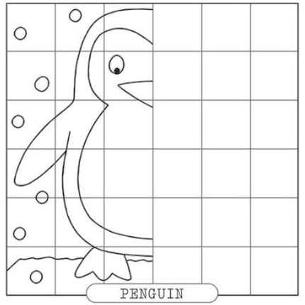 Square Mirror Drawing Activity Book - 24 Pages