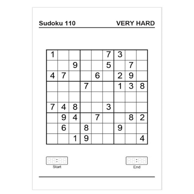A4 Sudoku Puzzles - Assorted