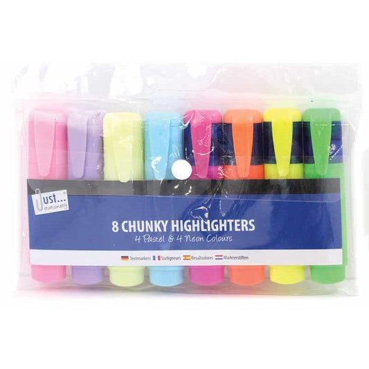 Chunky Highlighters - 8 Pack