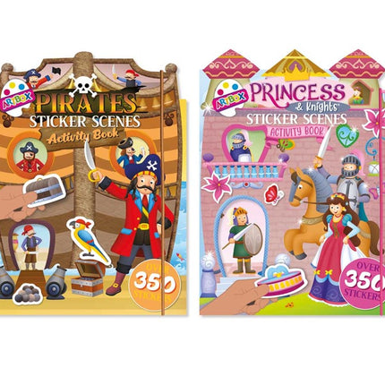 Colouring Sticker Book - Assorted