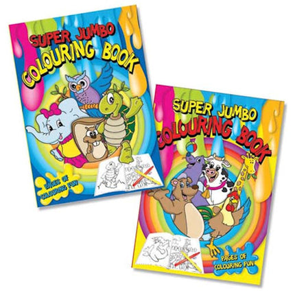 A4 Super Jumbo Colouring Book - Assorted