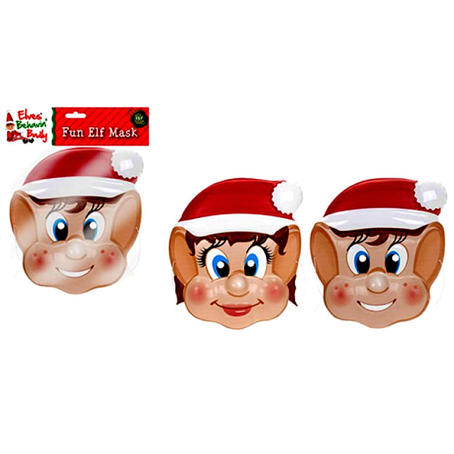 Boy Elf Design Face Mask - Naughty Elves