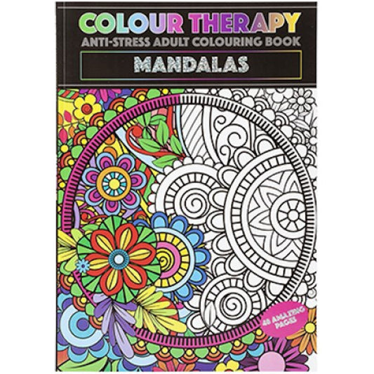 Colour Therapy Colouring Book Mandalas