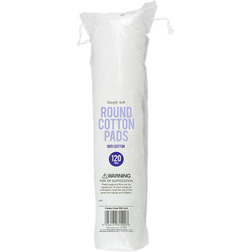 Round Cotton Pads - 120 Pack