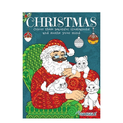 Christmas Advanced Colouring Book - Assorted