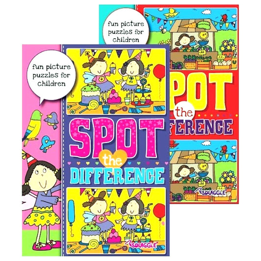 A4 Spot The Difference Activity Book - Assorted