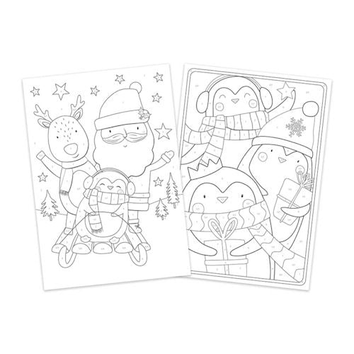 Christmas Paint By Numbers Set