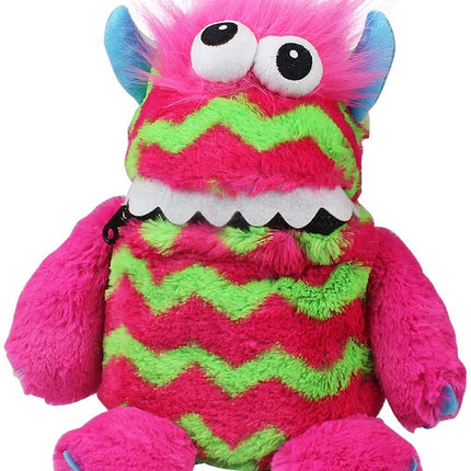 Pink Green Worry Monster Plush - 9"