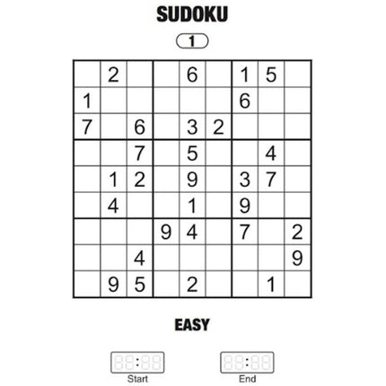 Travel Size Sudoku Book - Assorted
