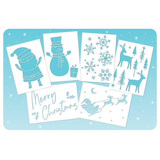 Christmas Stencils - 4 Pack