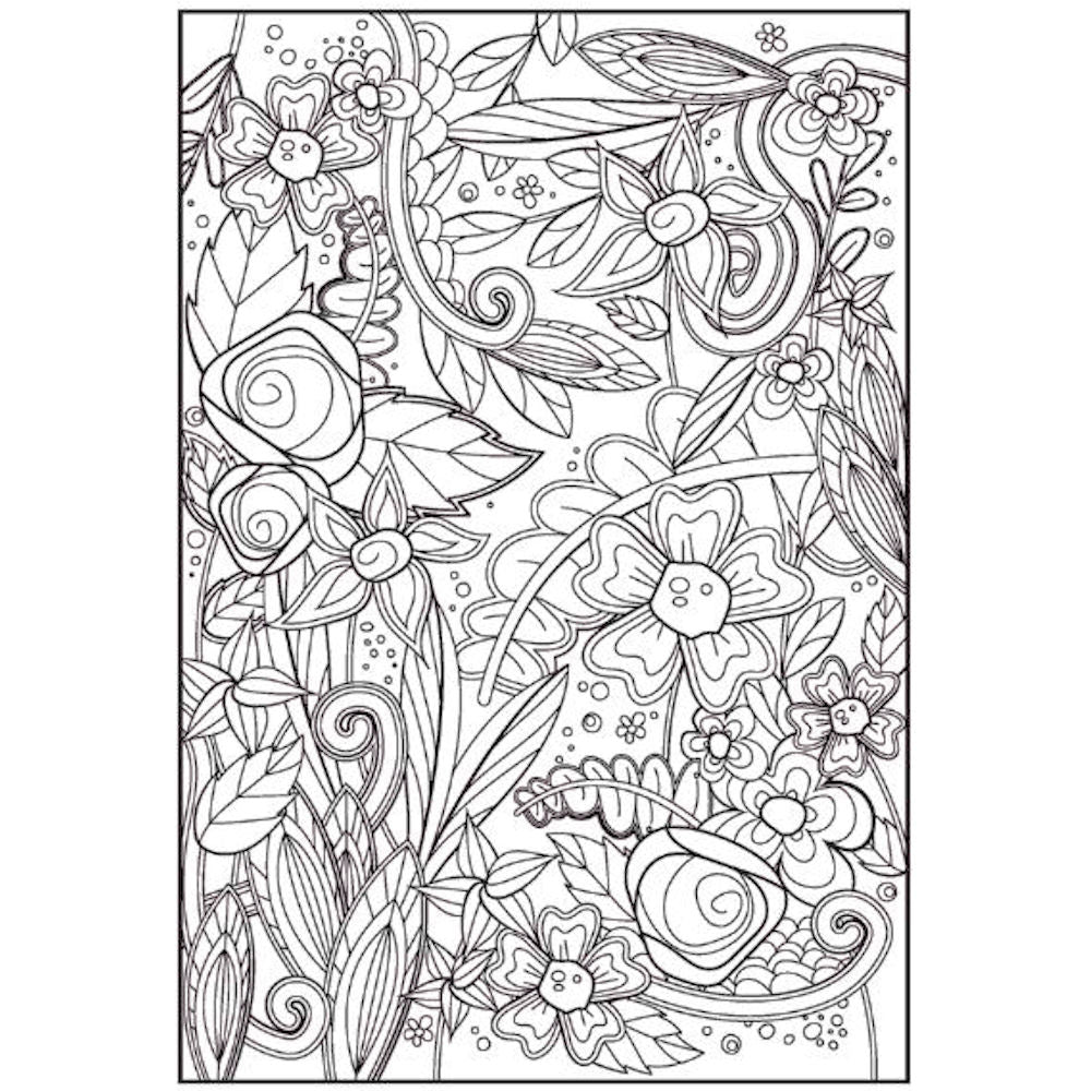 Anti-stress Coloring Book - Vol 4: Relaxing Coloring Book for Adults and Kids - 50 Different Patterns [Book]