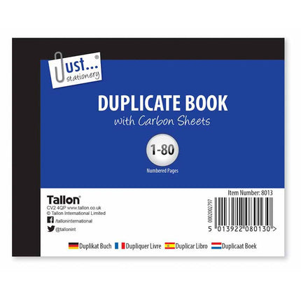 Half Sized Duplicate Book - 1-80