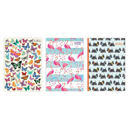 A4 Hardback Notebook Animals - Assorted