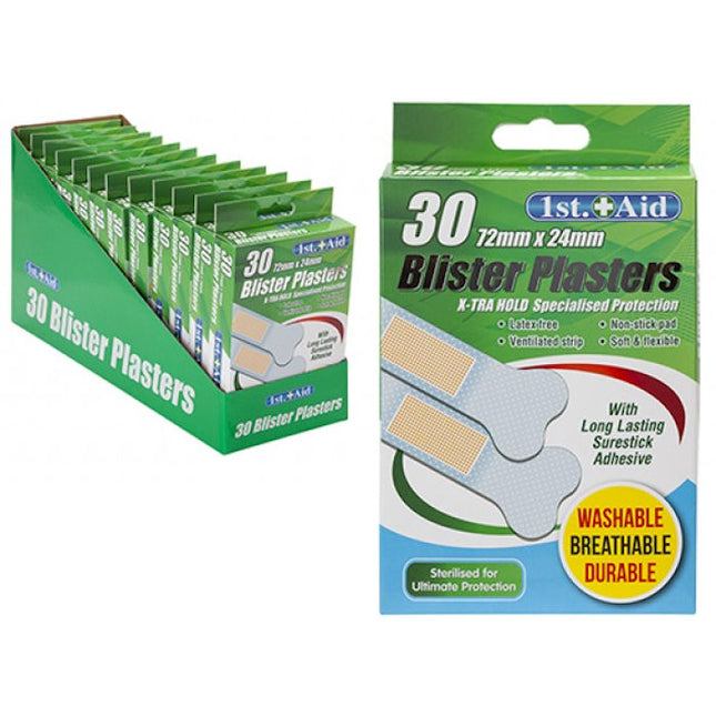 Blister Plasters - 30 Pack